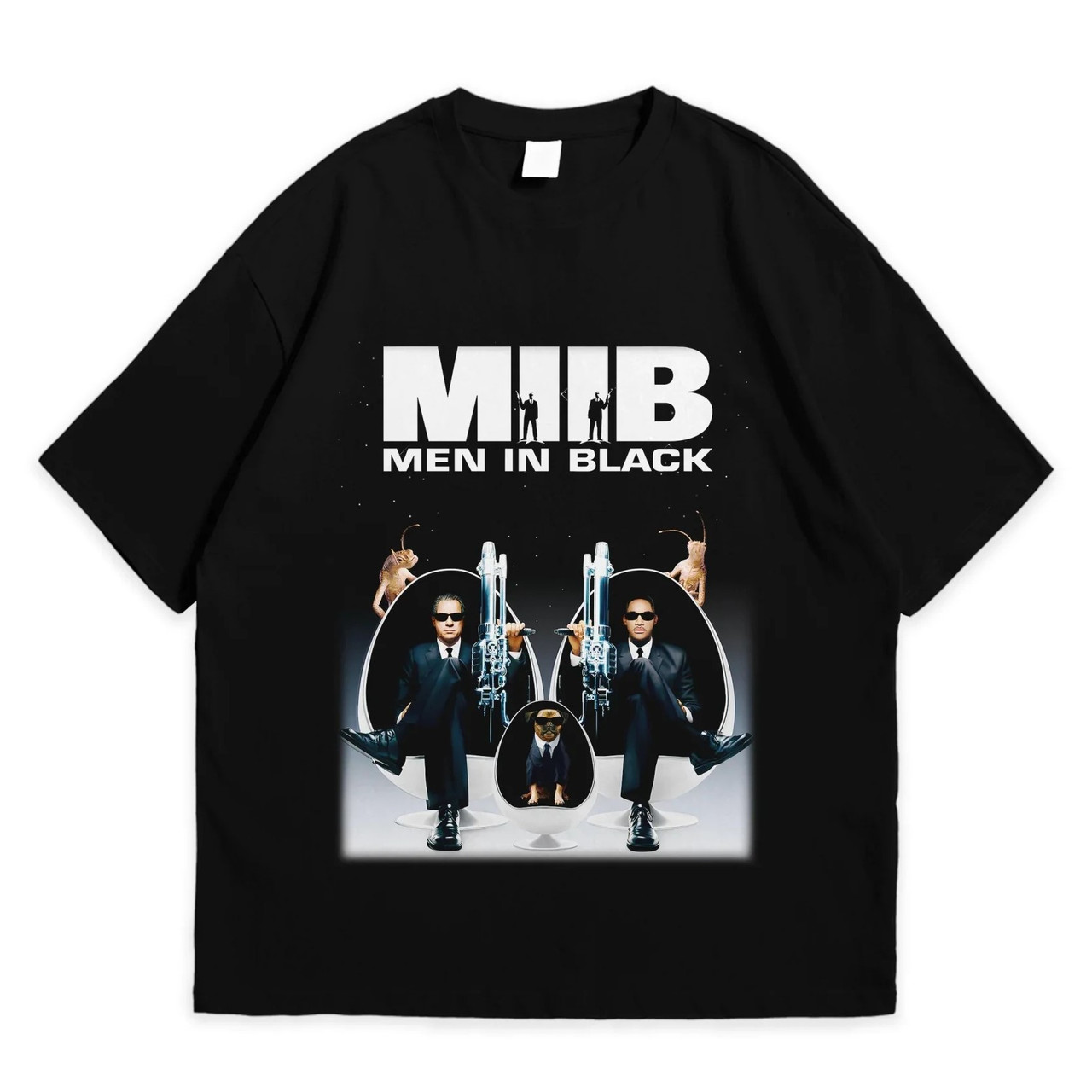 Футболка з принтом Люди в чорному 2 Men In Black II XXXL Чорний