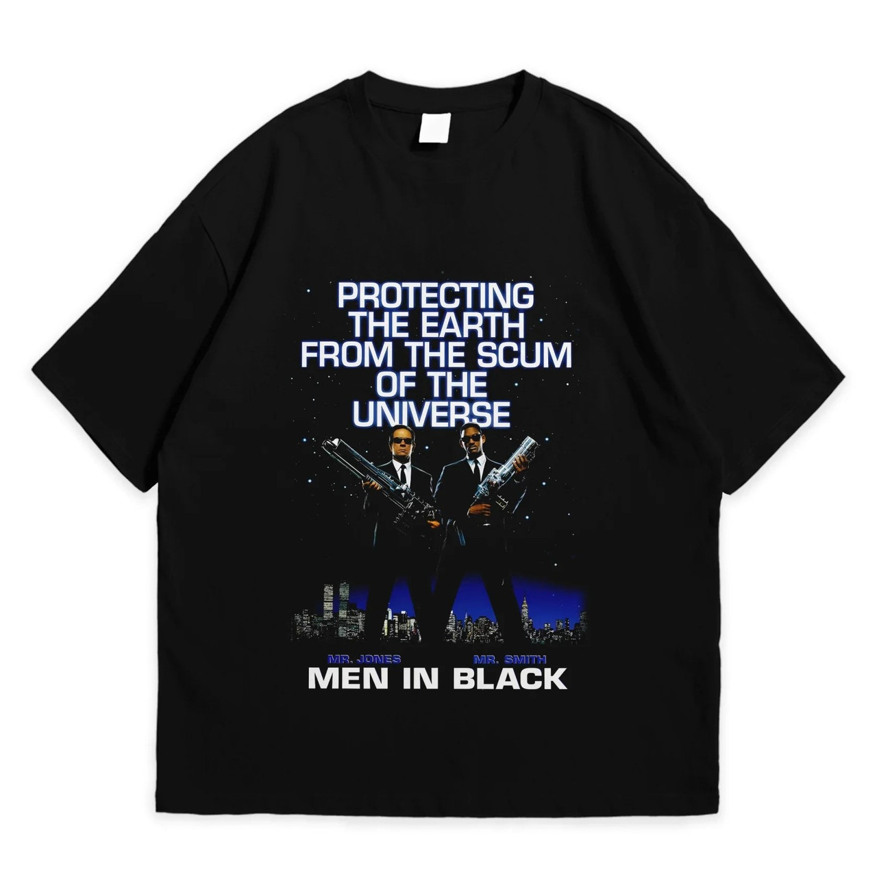 Футболка з принтом Люди в чорному Men In Black XXL Чорний