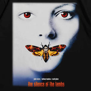Футболка з принтом Мовчання ягнят The Silence of The Lambs XXL Чорний, фото 3