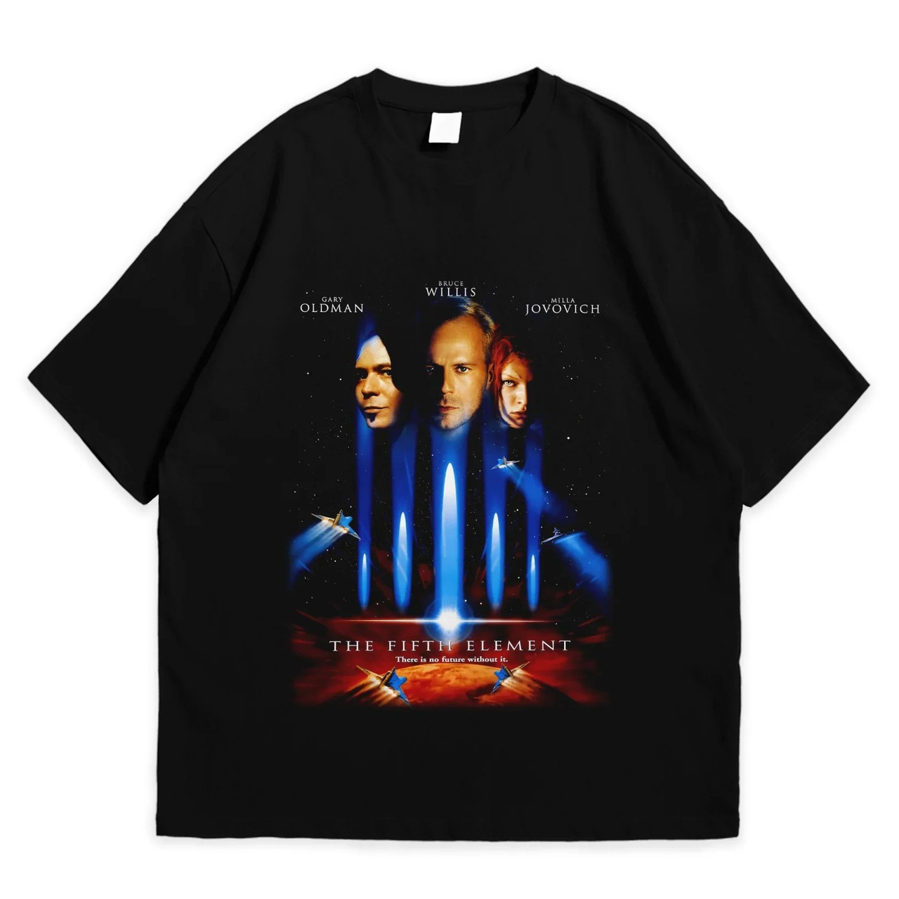 Футболка з принтом П'ятий елемент The Fifth Element L Чорний