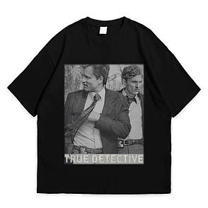 Футболка з принтом Справжній детектив True Detective S Чорний, фото 1