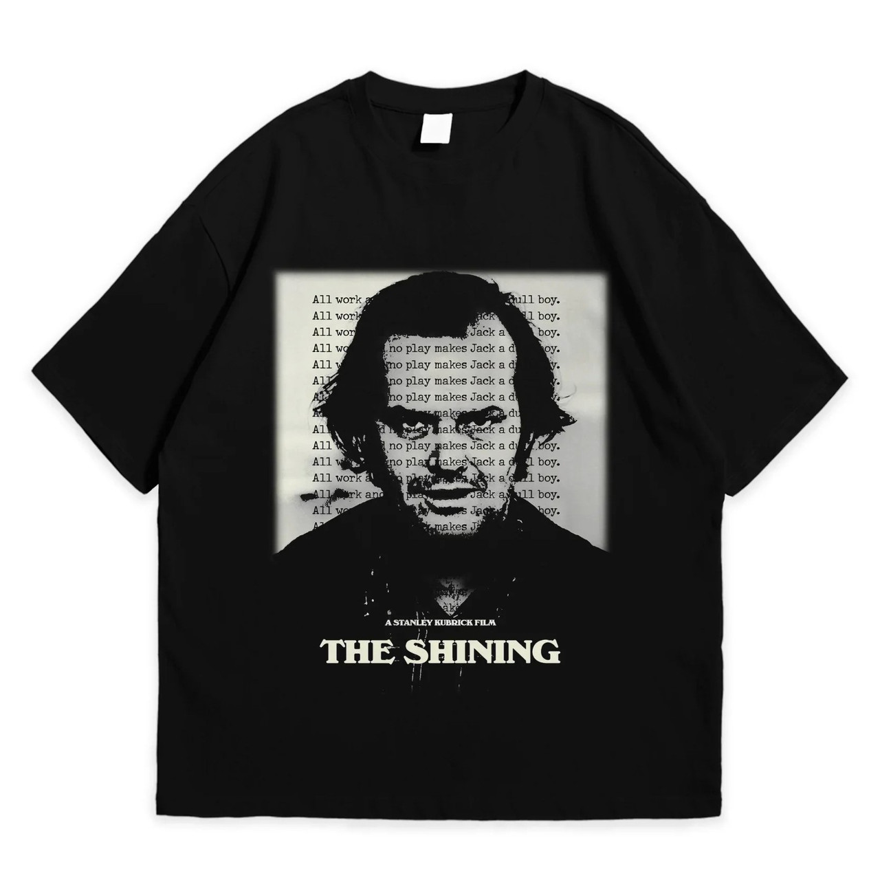 Футболка з принтом Сяйво The Shining Jack a dull boy L Чорний