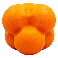 М'яч для реакції REACTION BALL Zelart FI-8235 діаметр-6,5 см Оранжевий