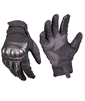 Перчатки тактические Mil-Tec Кожаные с защитой L Черные TACTICAL GLOVES GEN.II LEDER SCHWARZ (12504402-904-L)