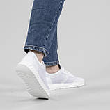 Жіночі кросівки на літо білі з сіткою та пресованою шкірою (ЛК 31 білі), фото 8