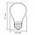 LED лампа Filament VL-DG45MO 4W E27 3000K Porcelain dimmable, фото 4