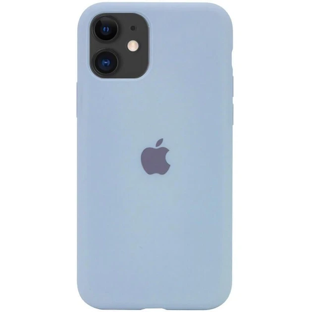 Чохол силіконовий для Айфон 11 / Silicone Full Case для iPhone 11 (Блакитний/ Sky Blue), фото 1