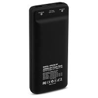Батарея универсальная Vinga 20000 mAh QC3.0 Display soft touch black VPB2QLSBK n