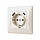 Розетка одинарна із заземленням з USB+USB-C кремова BINERA, фото 3