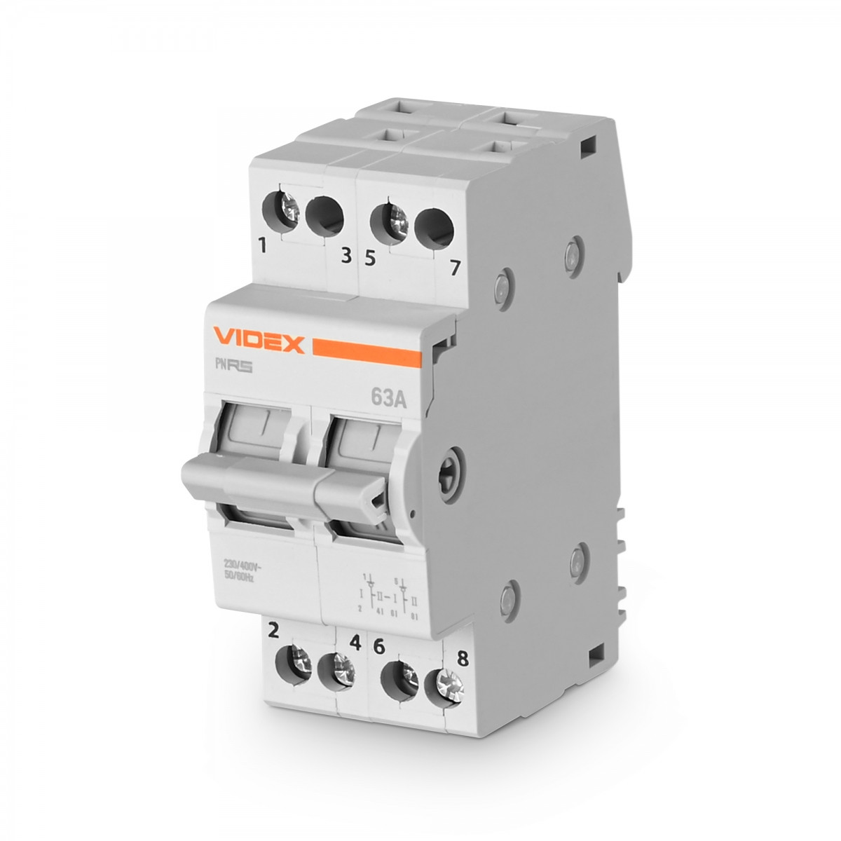 Перемикач навантаження 2п 63А VF-RS-PN263 RESIST