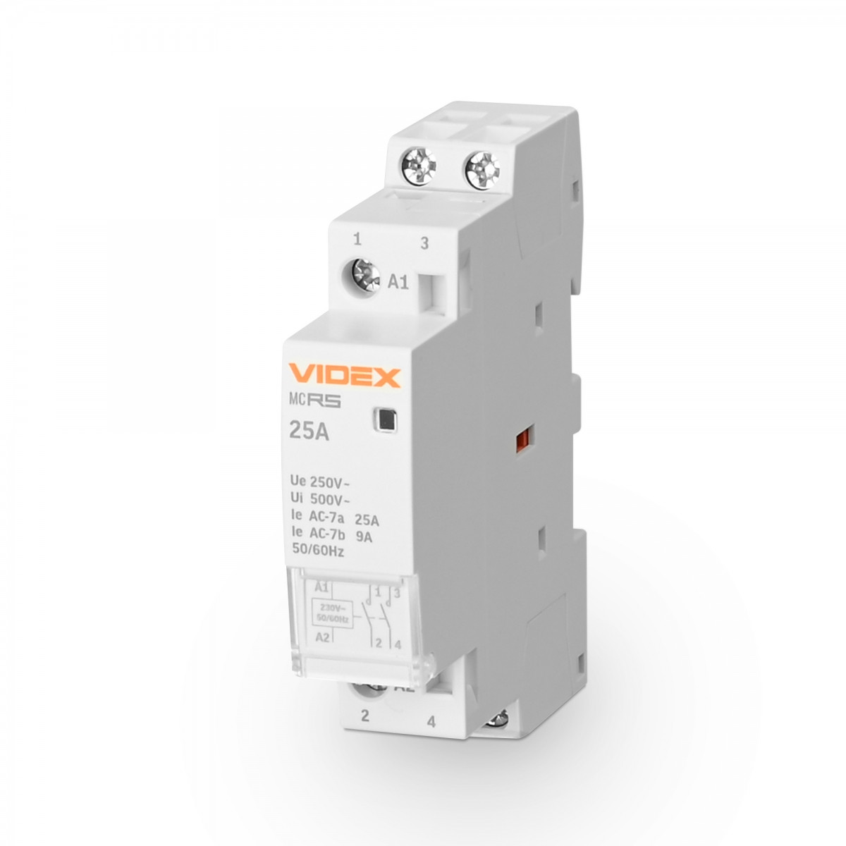 Модульний контактор 2п 25А 2НВ VF-RS-MC2O-25 RESIST
