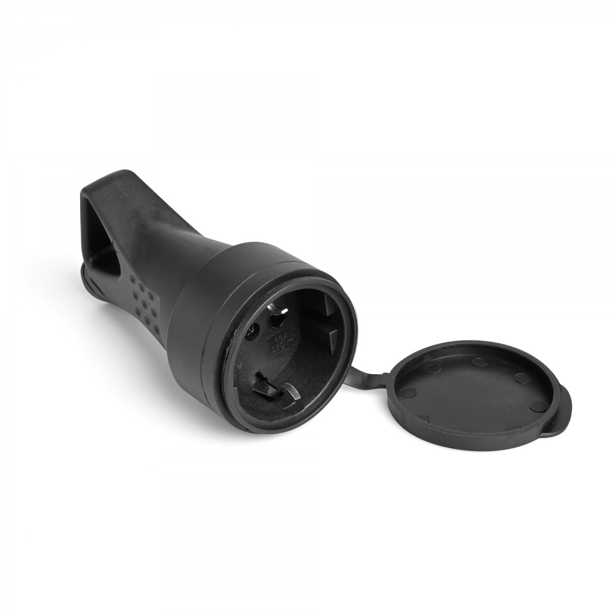 Штепсельна розетка IP44 з/з 16А з ручкою та кришкою STANDARD