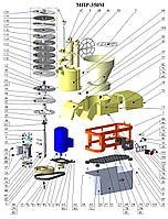 Запчастини до овочерізки МПР-350М Торгмаш