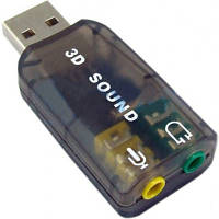 Звукова плата Dynamode USB 65.1 3D RTL dark gray USB-SOUNDCARD2.0 black n