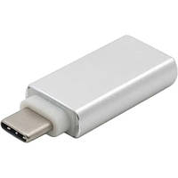 Переходник Extradigital KBU1665 USB Type C (тато) - USB (мама) White