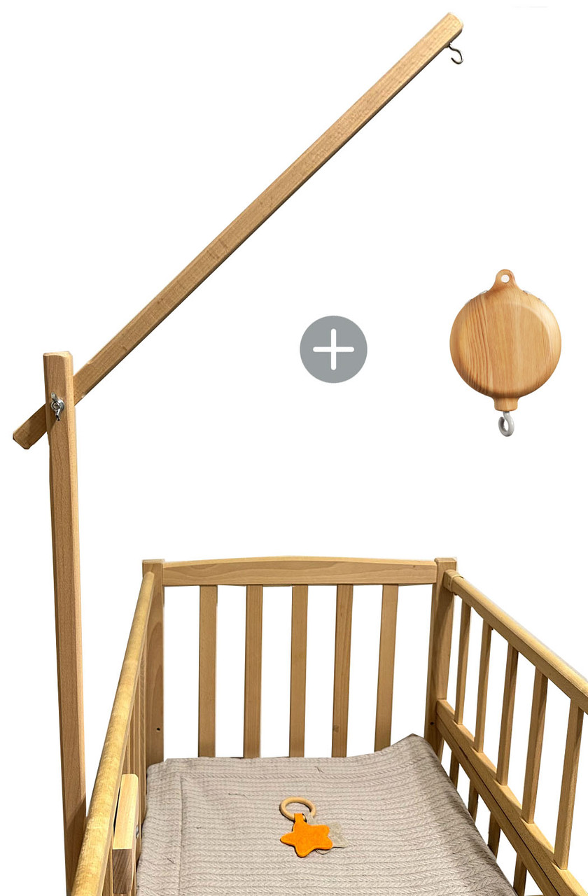 Комплект: Основа для мобілю (дерев'яна NEW) + блок на 35 мелодій під ДЕРЕВО, фото 1