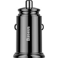 Автомобильный адаптер для телефона Baseus USB Car Charger USB 3.0 + USB-C 30W Black (CCALL-YS01)
