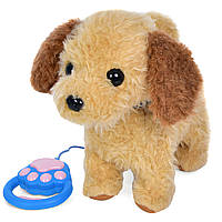 Детская интерактивная игрушка Собака M 5070 I UA Музыкальная собачка с поводком