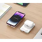 Універсальна мобільна батарея XOPR212 Magnetic 15W Wireless Charger Fast charging 5000mAh Білий, фото 5