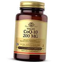 Вегетаріанський Коензим Q-10 Vegetarian CoQ-10 200 Solgar 30вегкапс (70313024)
