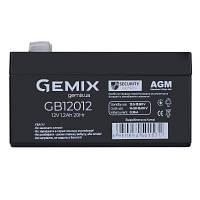 Аккумулятор для ИБП Gemix GB 12В 1.2 Ач (GB12012)