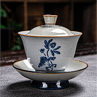 Гайвань маргаритка ёмкость 150 мл. посуда для чайной церемонии используется в китайской чайной традиции