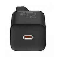 Сетевое зарядное устройство для телефона Baseus Super Silicone PD Charger Black 25W (1Type-C) + Cable