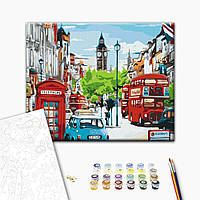 Картина по номерам "Час-пик в Лондоне", "BS33932", 40x50 см