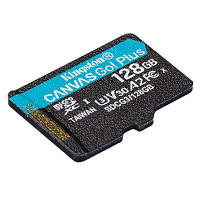 Карта памяти Kingston 128GB microSD class 10 UHS-I U3 A2 Canvas Go Plus SDCG3/128GBSP n