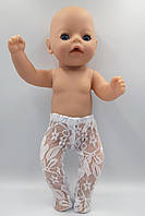 Колготки ажурні одяг для пупса 36 см