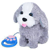 Детская интерактивная игрушка Собака M 5071 I UA Музыкальная собачка с поводком