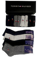 AIO Носки мужские шкарпетки Tommy Hilfiger - 12 пар в подарочной коробке томми хилфигер / чоловічі шкарпетки носки