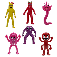 Радужные друзья фигурки набор игрушек Rainbow Friends 6 шт