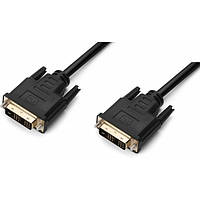 Відео-кабель ProLogix PR-DVI-DVI-P-05-28-3m DVI (тато) - DVI (тато), 3m Black