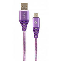 Дата кабель USB 2.0 Micro 5P to AM Cablexpert CC-USB2B-AMmBM-2M-PW n