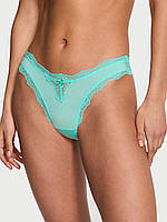 Женские трусики Victoria's Secret DREAM ANGELS Lace-Trim Brazilian XS бирюзовые