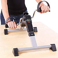 Складной тренажер велосипед для рук и ног / Велотренажер для реабилитации / Велосипед тренажер
