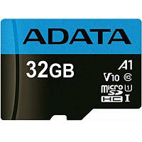 Карта памяти ADATA 32GB microSD class 10 UHS-I A1 Premier AUSDH32GUICL10A1-RA1 n