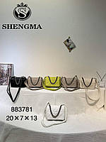 Сумка-клатч жіноча шкірозамінник 20*7*13 см (6хв) "SHENGMA" недорого гуртом від прямого постачальника