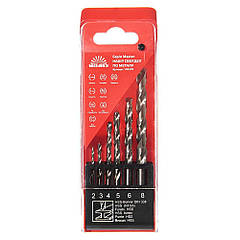 Набір свердел для металу HSS 4341 Vitals Master 6 шт. (2-8 мм)