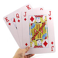 Игральные карты увеличенного размера Jumbo, Игральные карты большие Jumbo 28х21 см