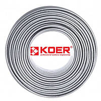 Труба для теплого пола с кислородным барьером KOER PEX-B EVOH 16*2,0 (SILVER) 240/400/600 м