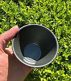 Чорний порцеляновий соусник Porland Black конусний 200 мл 9 см (368209/Bl), фото 3