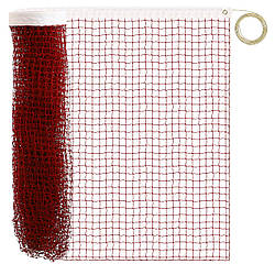 Сітка для бадмінтону LONGFA C-188 6,1x0,76м червоний-білий