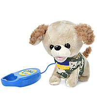 Детская интерактивная игрушка Собака M 5706 I UA Музыкальная собачка с поводком