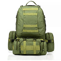 Рюкзак мужской тактический 55л / Военный армейский рюкзак для кемпинга / Тактический LK-286 походный рюкзак