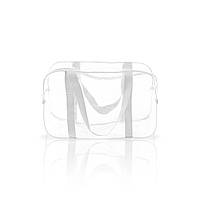 Прозрачная сумка в роддом M Сумочка 40х20х25 см Белый (2m1_белый)