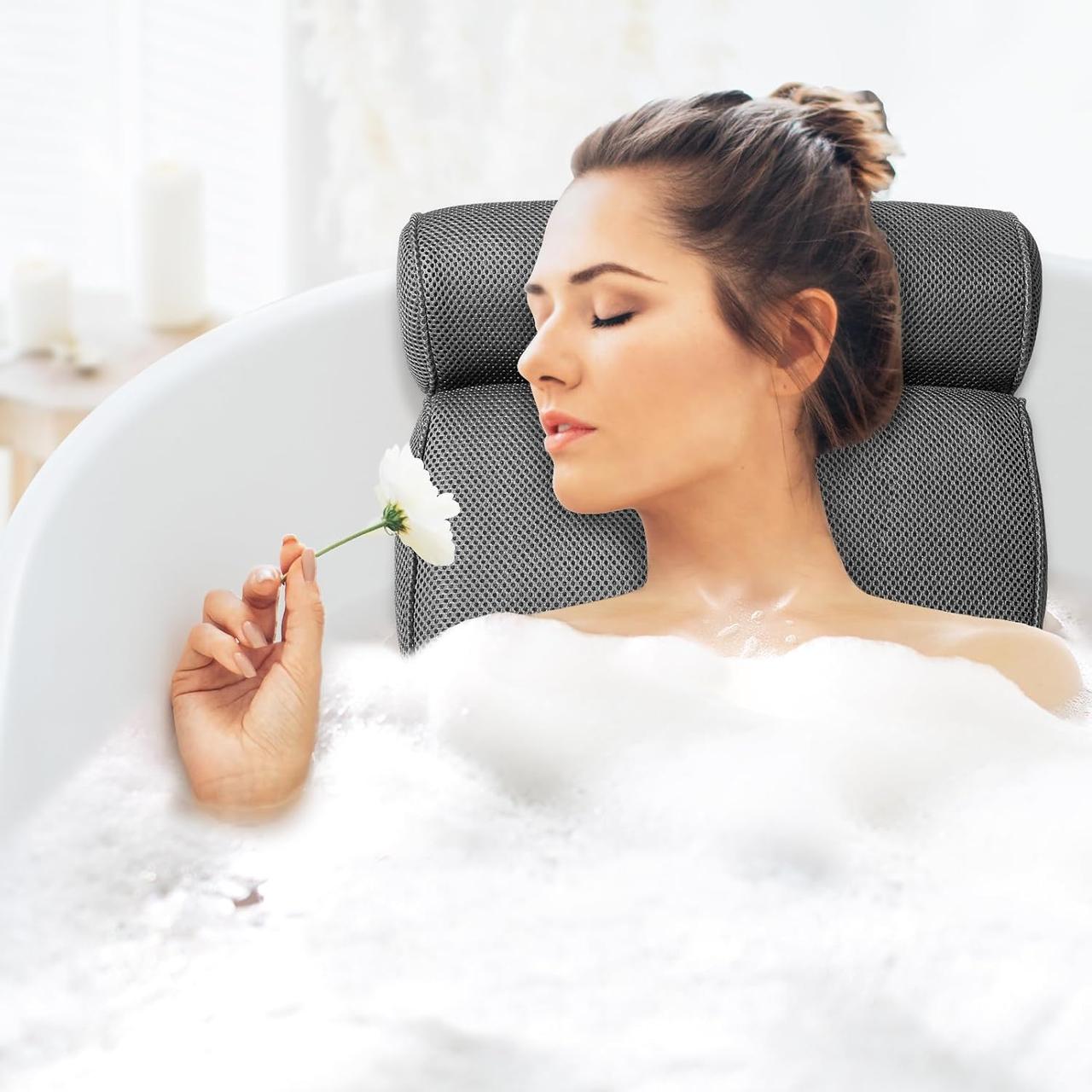 Подушка для ванної LuxStep Spa Bath Pillow на присосках