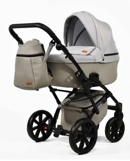 Коляска 2 в 1 Donatan Mini 1 сіра
