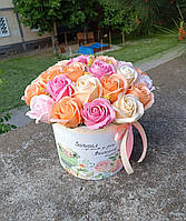Букет з мильних троянд вчителю! Подарунок вчителю квіти з мила